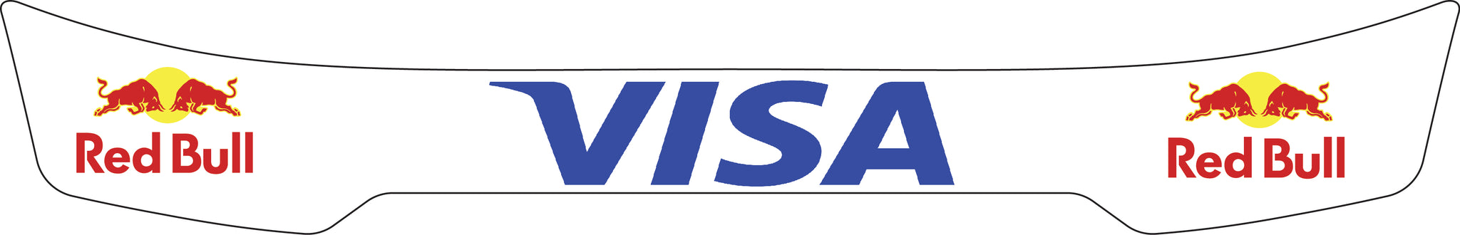 Racing Bulls Visor Stickers